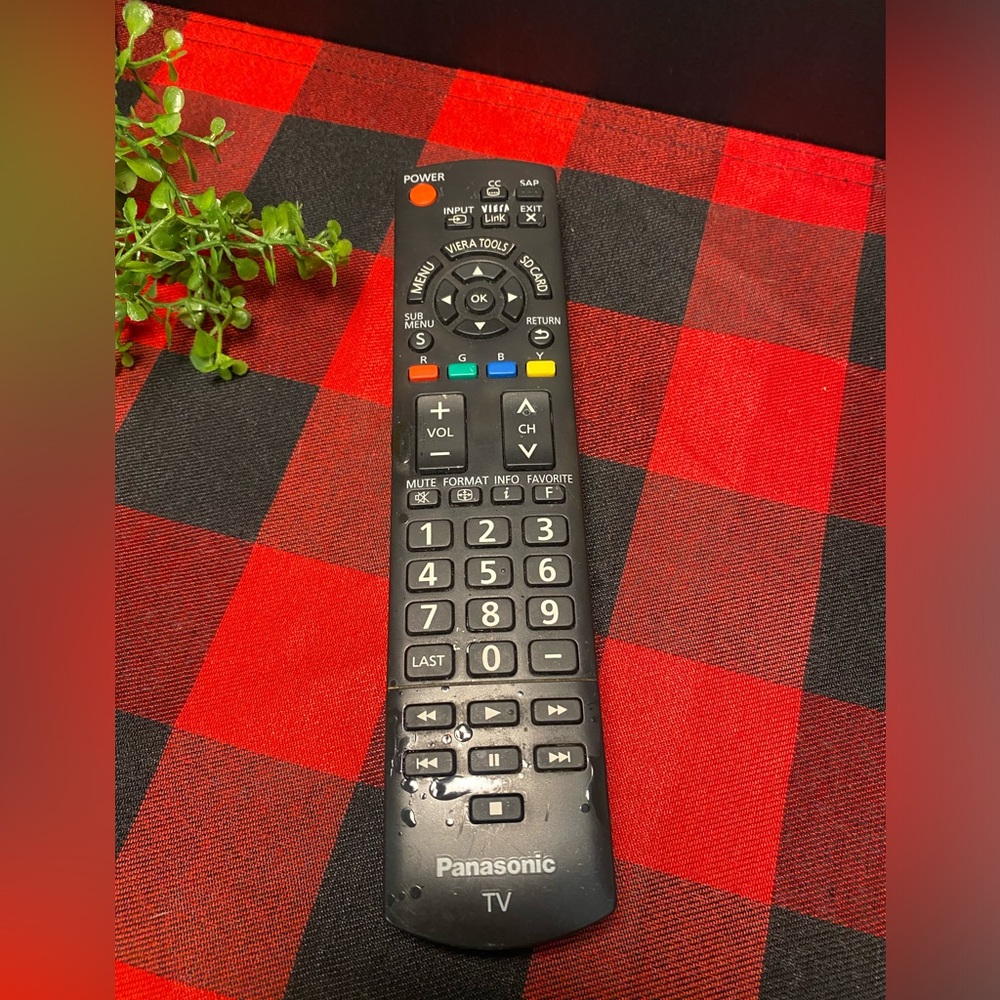 Panasonic Black TV Remote Control